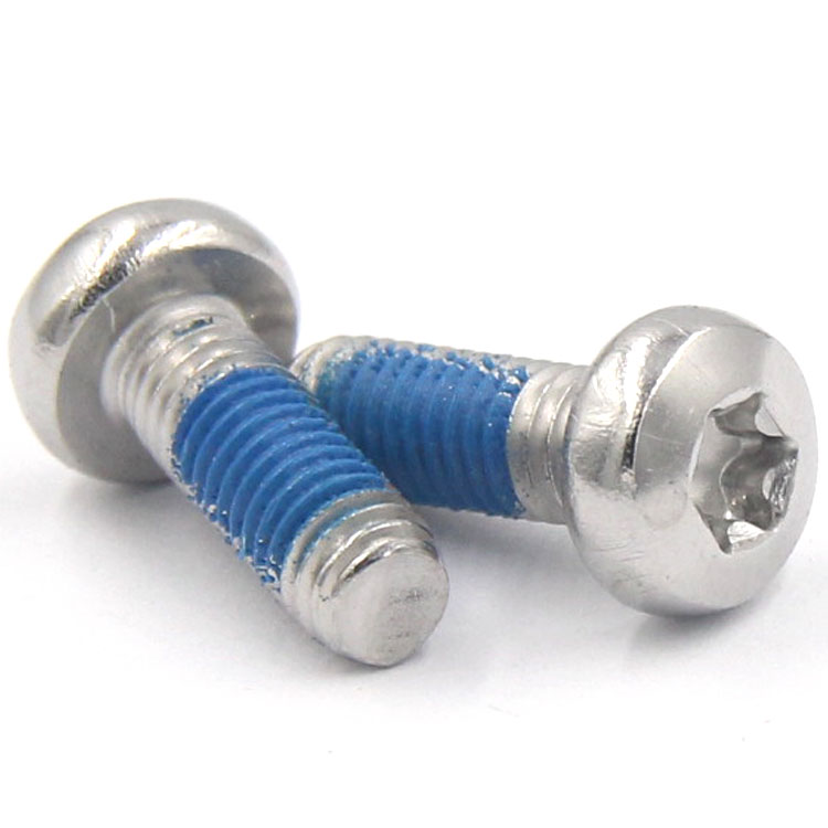 M5 round head inner plum stainless steel anti-loosening screw