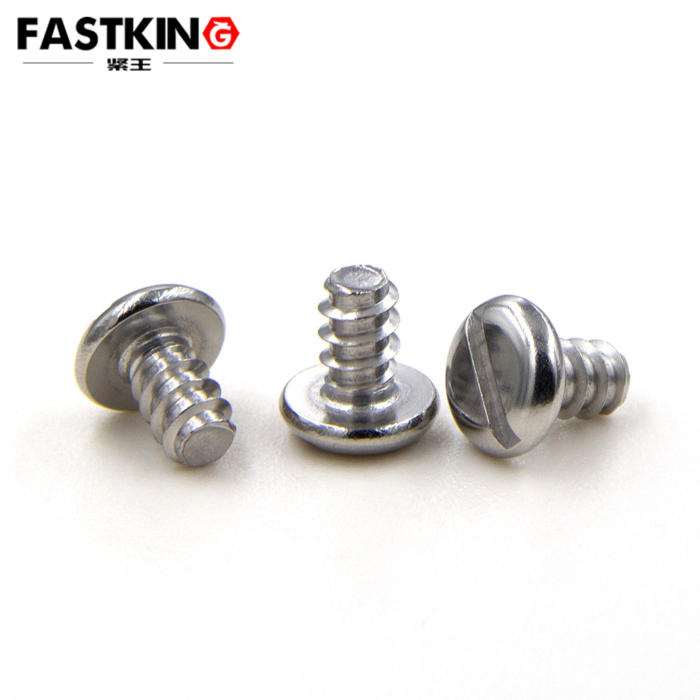 Slotted Round Head Flat Point Self-tapping Screw